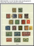 SAMMLUNGEN O,* , 1923-32, Sammlung Dt. Reich Auf Lindner Falzlosseiten Mit Vielen Guten Werten, Stark Unterschiedliche E - Used Stamps