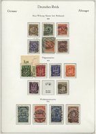 SAMMLUNGEN, LOTS O,BrfStk, BRIEF, Schöne Gestempelte Sammlung Dt. Reich Von 1923-32 Auf KA-BE-Falzlosseiten, Bis Auf Mi. - Used Stamps