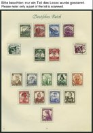 SAMMLUNGEN O,BrfStk , 1933-45, Alte Gestempelte Sammlung Mit Mittleren Werten, Sätzen Und Blocks, Fast Nur Prachterhaltu - Used Stamps