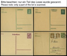 GANZSACHEN Partie Von 188 Verschiedenen Ganzsachenkarten Dt. Reich Von 1924-44, Dabei Einige Bessere, Ungebraucht Und Ge - Sonstige & Ohne Zuordnung