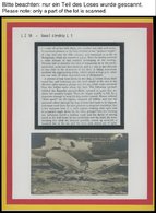 ZEPPELINPOST - MILITÄRLUFTSCHIFFAHRT 1912/3, L1 (LZ 14) Marineluftschiff: Seltene Bild- Und Datendokumentation Auf 7 Sei - Correo Aéreo & Zeppelin