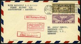 KATAPULTPOST 15a BRIEF, 16.6.1930, &quot,Bremen&quot, - Bremerhaven, US-Landpostaufgabe, Prachtbrief - Storia Postale