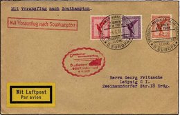 KATAPULTPOST 47c BRIEF, 8.6.1931, Europa - Southampton, Deutsche Seepostaufgabe, Prachtbrief - Cartas & Documentos