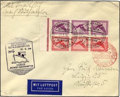 KATAPULTPOST 155c BRIEF, 31.5.1934, Bremen - Southampton, Deutsche Seepostaufgabe, Frankiert Mit 3x W 22, Brief Feinst - Lettres & Documents