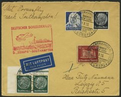 KATAPULTPOST 212c BRIEF, 15.9.1935, Europa - Southampton, Deutsche Seepostaufgabe, Frankiert U.a. Mit 12 Pf. Einzelmarke - Lettres & Documents