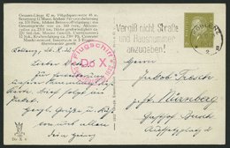 DO-X LUFTPOST 66.a.II BRIEF, 26.10.1932, Deutschlandrundflug, 6 Pf. Privatpost-Ganzsachenkarte Mit Rotem K1 Flugschiff D - Briefe U. Dokumente