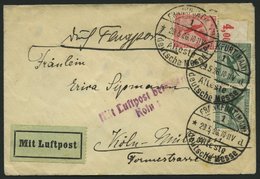 LUFTPOSTBESTÄTIGUNGSSTPL 63-02 BRIEF, KÖLN 1, L2, Brief Von FRANKFURT (MAIN) Nach Köln-Mülheim, Feinst (Öffnungsmängel) - Luft- Und Zeppelinpost
