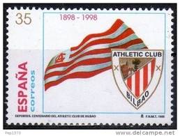 ESPAÑA 1998 - CENTENARIO DEL ATLETIC DE BILBAO - FUTBOL - Edifil Nº 3530 - Yvert Nº 3104 - Francobolli