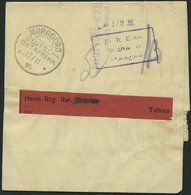 DEUTSCH-OSTAFRIKA Brief , 1915, MOROGORO, 17.11.15, Violetter Barfrankierungsstempel 21/2 H Auf Streifband Nach Tabora,  - África Oriental Alemana