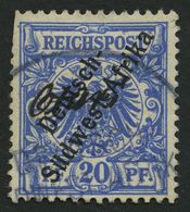 DSWA 4 O, OTAVI, Handschriftlicher Wd-Stempel Auf 20 Pf. Violettultramarin, Feinst (oben Links Scherentrennung) - German South West Africa