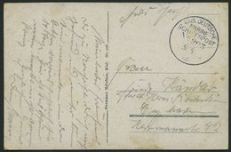 MSP VON 1914 - 1918 203 (Minenschiff PELIKAN), 31.5.1918, Feldpostkarte Von Bord Der Pelikan, Feinst - Maritime