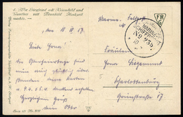 MSP VON 1914 - 1918 235 (2. Halbflottille Der Handelsschutzflottille), 10.10.1917, Feldpost-Künstlerkarte Nach Charlotte - Marítimo