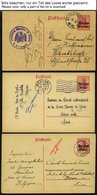 LANDESPOST IN BELGIEN P 2,11 BRIEF, 1914-17, 35 Gebrauchte Karten, Feinst/Pracht - Besetzungen 1914-18