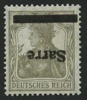 SAARGEBIET 1IK **, 1929, 2 Pf, Gelbgrau, Type I, Kopfstehender Aufdruck, Pracht, R!, Gepr. Burger, Mi. 650.- - Other & Unclassified