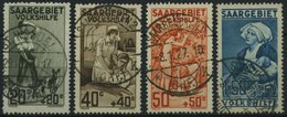 SAARGEBIET 104-07 O, 1926, Volkshilfe, Prachtsatz, Gepr. Geigle, Mi. 130.- - Other & Unclassified