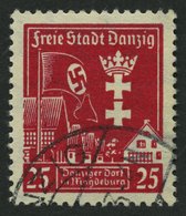 FREIE STADT DANZIG 274X O, 1937, 25 Pf. Danziger Dorf, Wz. 3X, Pracht, Mi. 50.- - Autres & Non Classés