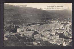 Delcampe - CPA 07 - PRIVAS - Vue Générale ( Prise Du Mont Toulon ) - TB PLAN D'ensemble Du Village - Privas