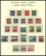 SAMMLUNGEN U. LOTS **,o,* , Sammlung Bes.Geb.II Von 1939-45 Auf Schaubekseiten, Dabei Böhmen Und Mähren Und Generalgouve - Occupation 1938-45