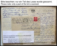 FELDPOST II. WK BELEGE 1936/7, Legion Condor: Dokumentation Mit 16 Briefen Und 17 Briefinhalten Eines Luftwaffen-Angehör - Occupation 1938-45