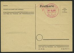 ALL. BES. NOTAUSGABEN P B01 BRIEF, BAD KISSINGEN, 12 Pf. Auf Amtlichem Postkartenformular, Ungebraucht, Pracht - Otros & Sin Clasificación