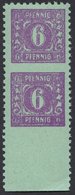 MECKLENBURG-VORPOMMERN 10xUw,Uu **, 1946, 6 Pf. Grauviolett Auf Hellbläulichgrün, Waagerecht Ungezähnt Und Unten Ungezäh - Sonstige & Ohne Zuordnung