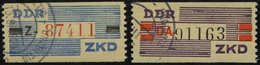 DIENSTMARKEN B III/IV O, 1960, Nicht Ausgegeben: 10 Und 20 Pf., Stempel Ungültig, 2 Prachtwerte, Mi. 120.- - Sonstige & Ohne Zuordnung