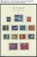 SAMMLUNGEN **, 1949-1990, Komplette Postfrische Sammlung DDR In 3 Leuchtturm Falzlosalben, Prachterhaltung - Colecciones