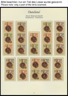 SAMMLUNGEN Aus 2864-3346 **, Fast Komplette Sammlung Zusammendrucke Von 1984-90 Mit Guten Mittleren Ausgaben Im Borek Sp - Collections