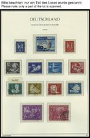 SAMMLUNGEN O, 1949-1990, Komplette Gestempelte Saubere Sammlung DDR In 4 Leuchtturm Falzlosalben, Prachtsammlung - Colecciones