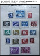 SAMMLUNGEN O,*,** , Meist Gestempelte Saubere Sammlung DDR Bis 1976 In 2 Schaubek Alben, Die Ersten Jahre Recht Vollstän - Collections