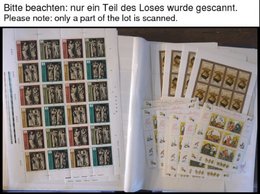 LOTS **, Postfrisches Händlerlager DDR Von 1962-90 In 6 Schaubek Einsteckbüchern, Ab 1971 Meist 6-10x Vorhanden, Dabei Z - Otros & Sin Clasificación