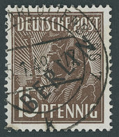 BERLIN 6 O, 1948, 15 Pf. Schwarzaufdruck, Pracht, Gepr. D. Schlegel, Mi. 80.- - Other & Unclassified