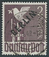 BERLIN 18 O, 1948, 2 M. Schwarzaufdruck, Pracht, Fotobefund H.D. Schlegel, Mi. (500.-) - Other & Unclassified