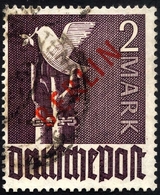 BERLIN 34 O, 1949, 2 M. Rotaufdruck, üblich Gezähnt Pracht, Gepr. Schlegel, Mi. 280.- - Sonstige & Ohne Zuordnung