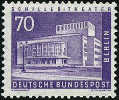 ROLLENMARKEN 152R **, 1956, 70 Pf. Schillertheater, Einzelmarke Mit Gerader Nummer, Pracht, Mi. 160.- - Roulettes