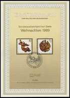 ERSTTAGSBLÄTTER 830-59 BrfStk, 1989, Kompletter Jahrgang, ETB 1 - 19/89, Pracht - Autres & Non Classés