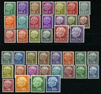 SAARLAND 380-99,409-428 **, 1957, Heuss I Und II, 2 Prachtsätze, Mi. 80.- - Autres & Non Classés