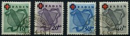 BADEN 42-45 O, 1949, Rotes Kreuz, Prachtsatz, Fotobefund H.D. Schlegel, Mi. 400.- - Otros & Sin Clasificación