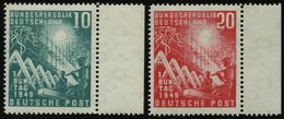 BUNDESREPUBLIK 111/2 **, 1949, Bundestag Vom Rechten Rand, Pracht - Other & Unclassified