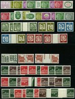 ZUSAMMENDRUCKE Aus S 13-KZ 7 **, 1955-68, Kleine Partie Verschiedener Zusammendrucke, Pracht, Mi. 115.- - Usados