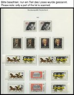 SAMMLUNGEN **, O, Sammlung Bundesrepublik Von 1977-2000, Wohl Komplett Doppelt Gesammelt In 4 KA-BE Bi-collect Falzlosal - Otros & Sin Clasificación