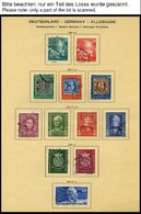 SAMMLUNGEN O, Komplette Saubere Gestempelte Sammlung Bund Von 1949-96 Im Schaubek-Album, Ohne Heuß Lumogen Und Wz. Liege - Altri & Non Classificati