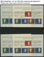 LOTS Bl. **, 1959-86, Partie Blocks, U.a. Bl. 2 (23x), Bl. 3 (13x) Etc., Nur Prachterhaltung, Mi. 1400.- - Usati