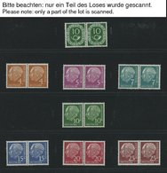 LOTS **, 1951-97, Verschiedene Postfrische Waagerechte Paare, U.a. Mi.Nr. 188 Und 694-703, Pracht, Mi. 500.- - Gebraucht