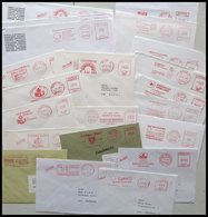LOTS 1984-90, 21 Verschiedene Freistempler-Belege Mit Europa Bezogenen Motiven, Pracht - Used Stamps