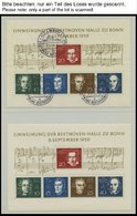 LOTS **,o , Fast Nur Gestempelte Dublettenpartie Blocks Von 1959-84 In 2 Spezialalben, U.a. Bl. 2 (2x Postfrisch, 1x Ges - Used Stamps