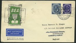 GANZSACHEN PU 5/2 BRIEF, 1952, Privat-Ganzsachenumschlag 30 + 15 Pf. Posthorn, Gebraucht, Pracht - Collezioni