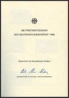 BUND/BERLIN MINISTERJAHRB MJg 86 , 1986, Ministerjahrbuch Gelb, Pracht - Collections