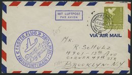 ERST-UND ERÖFFNUNGSFLÜGE 2297b BRIEF, 1.5.48, Frankfurt-New York, PAA, Prachtbrief - Storia Postale