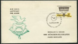 DEUTSCHE LUFTHANSA 953a BRIEF, 26.8.1967, Budapest-München, Prachtbrief - Lettres & Documents